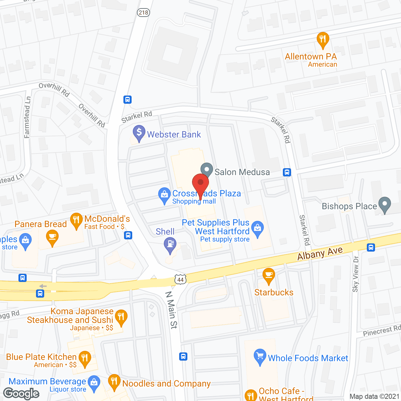 St Francis Hospital & Med in google map