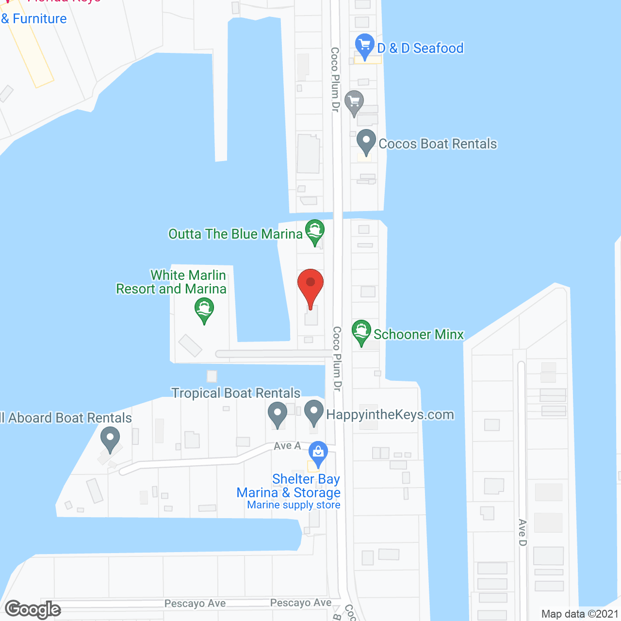 Heron in google map