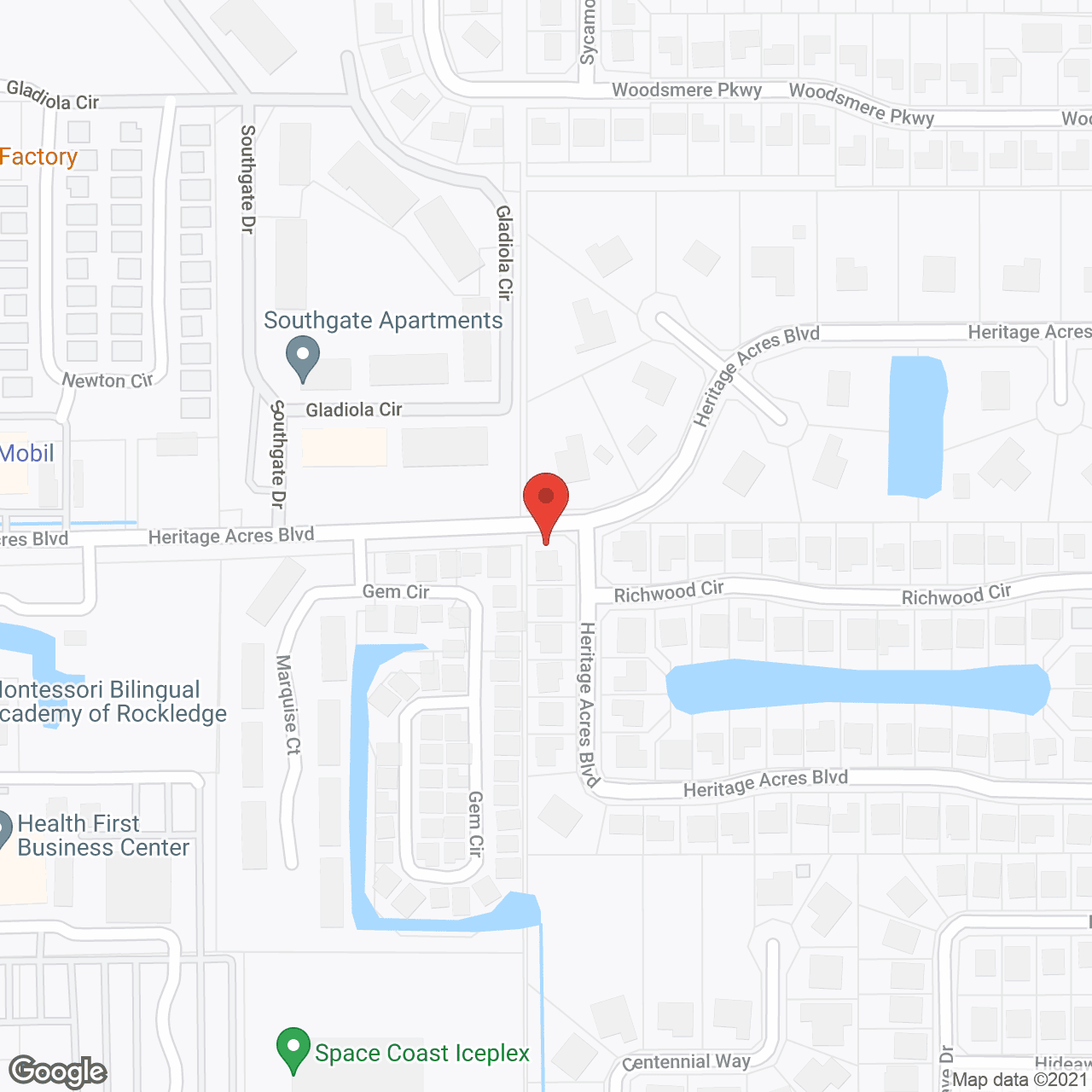 Outlook Pointe At Rockledge in google map