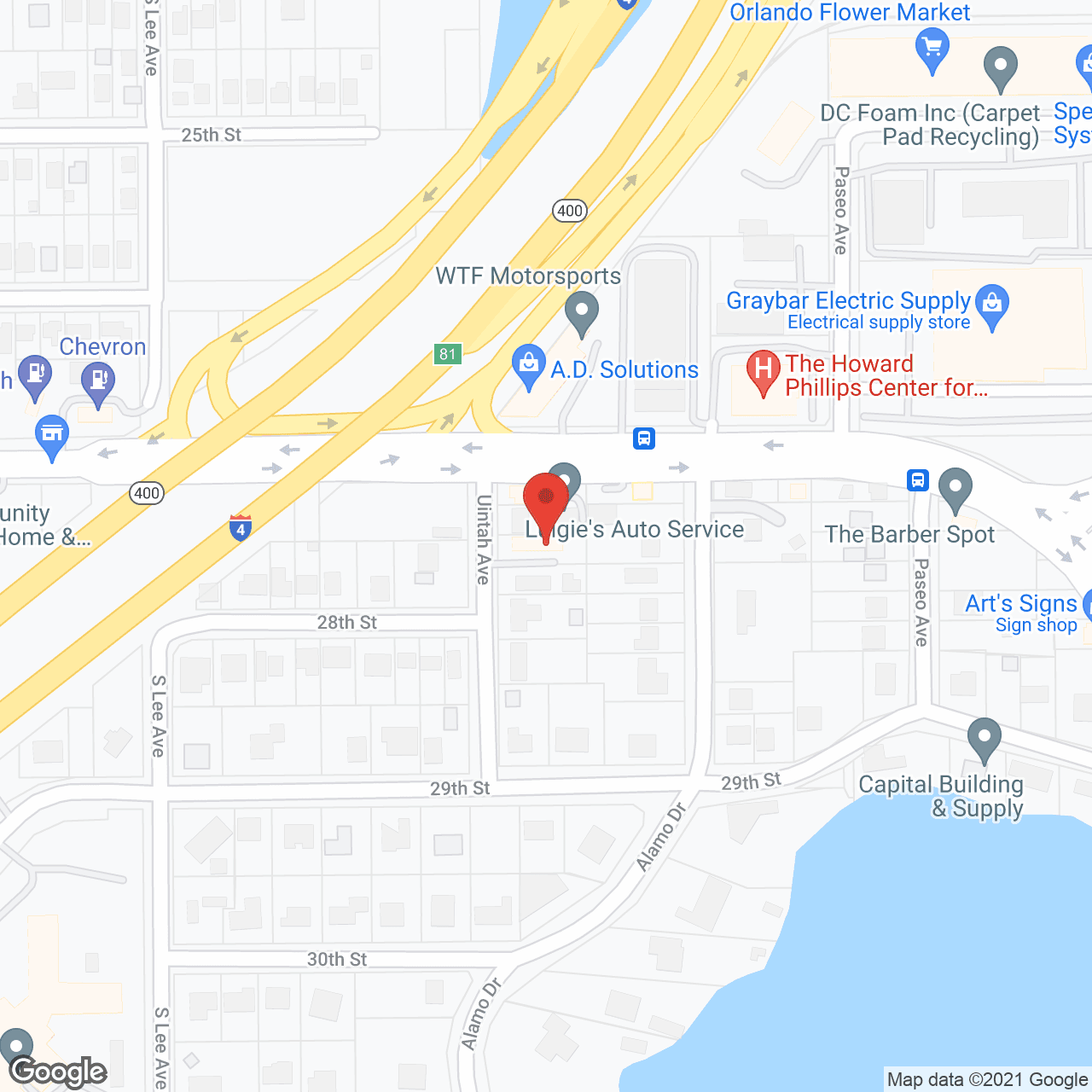 Orlando Living Ctr in google map