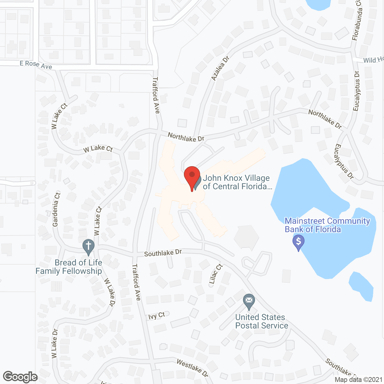 John Knox Village of Central Florida in google map