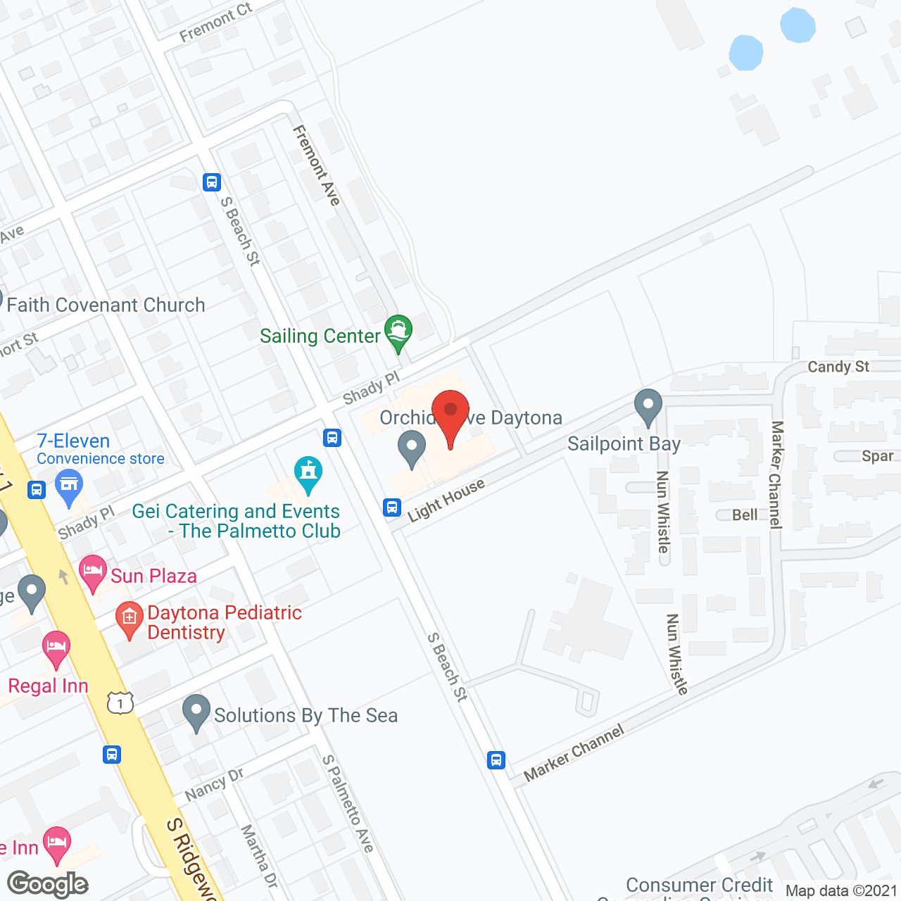 Sandalwood Rehabilitation and Nursing Center in google map