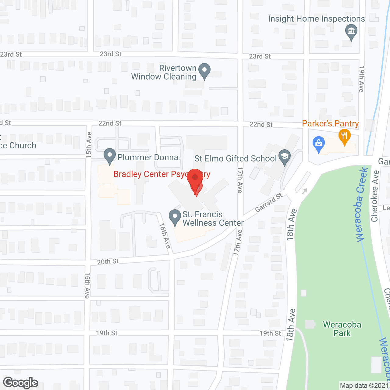 Bradley Center Of St Francis in google map