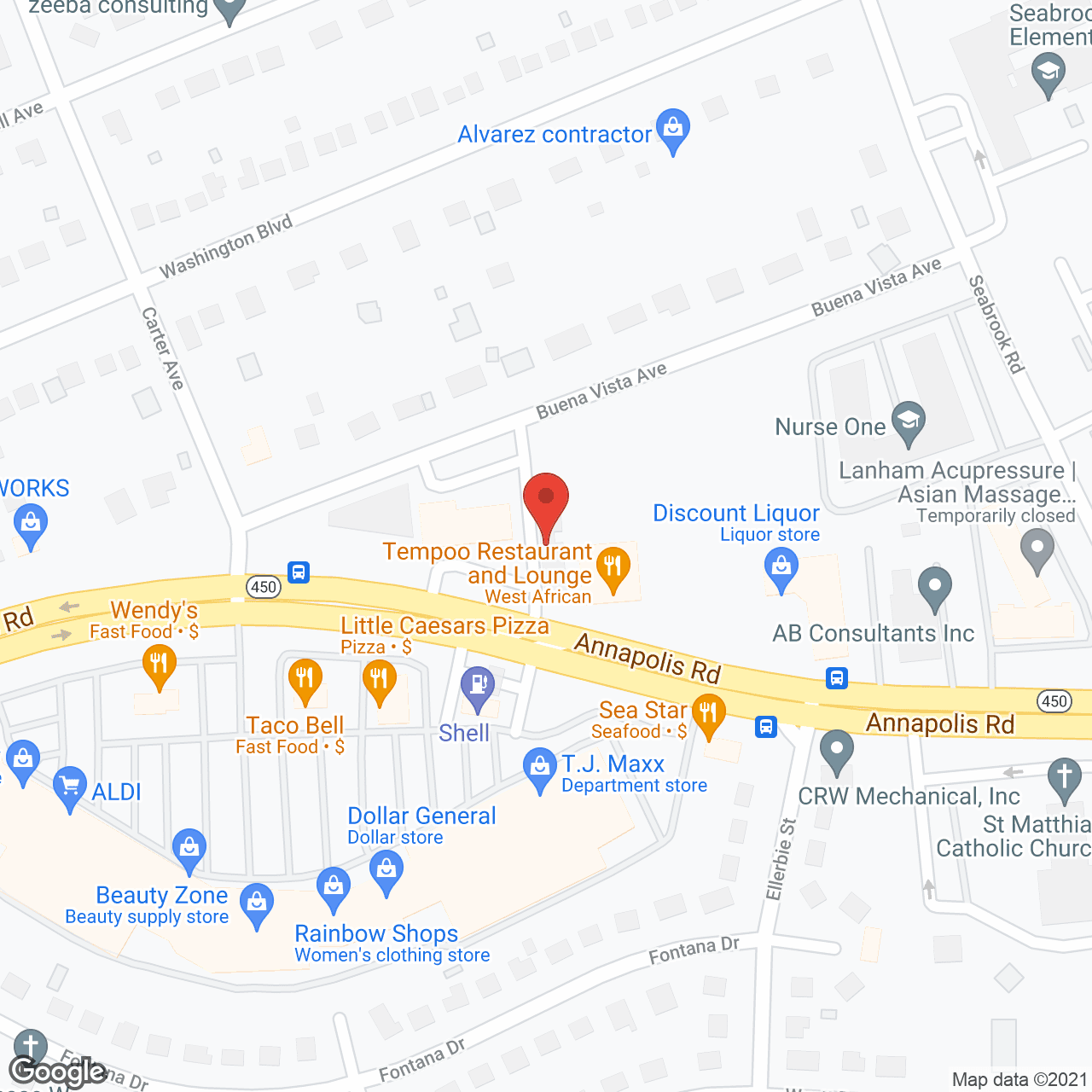 ComForcare Home Care Princes Georges in google map