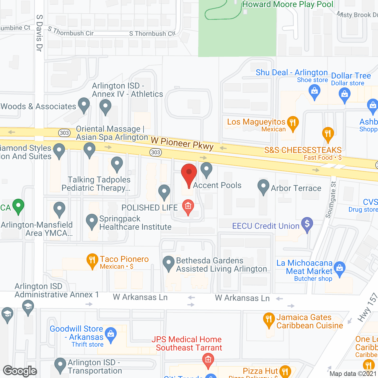 Allstar Healthcare in google map