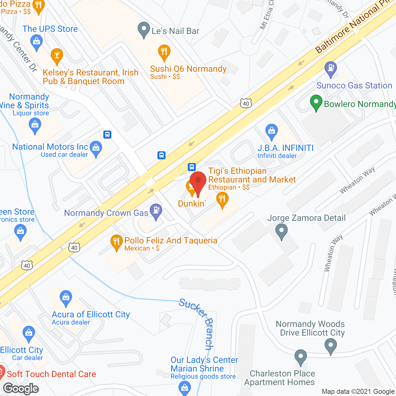 Touching Angels Healthcare in google map