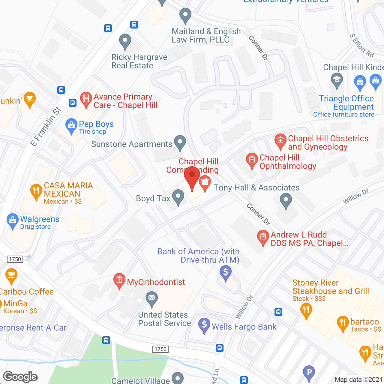 Comfort Keepers of Chapel Hill and Durham in google map