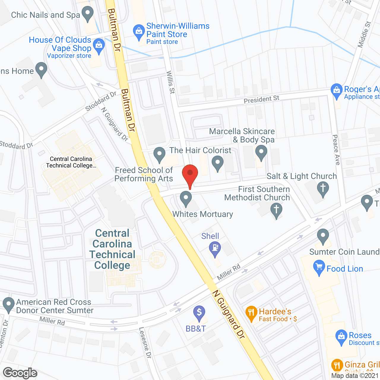 Comfort Keepers of Sumter, SC in google map
