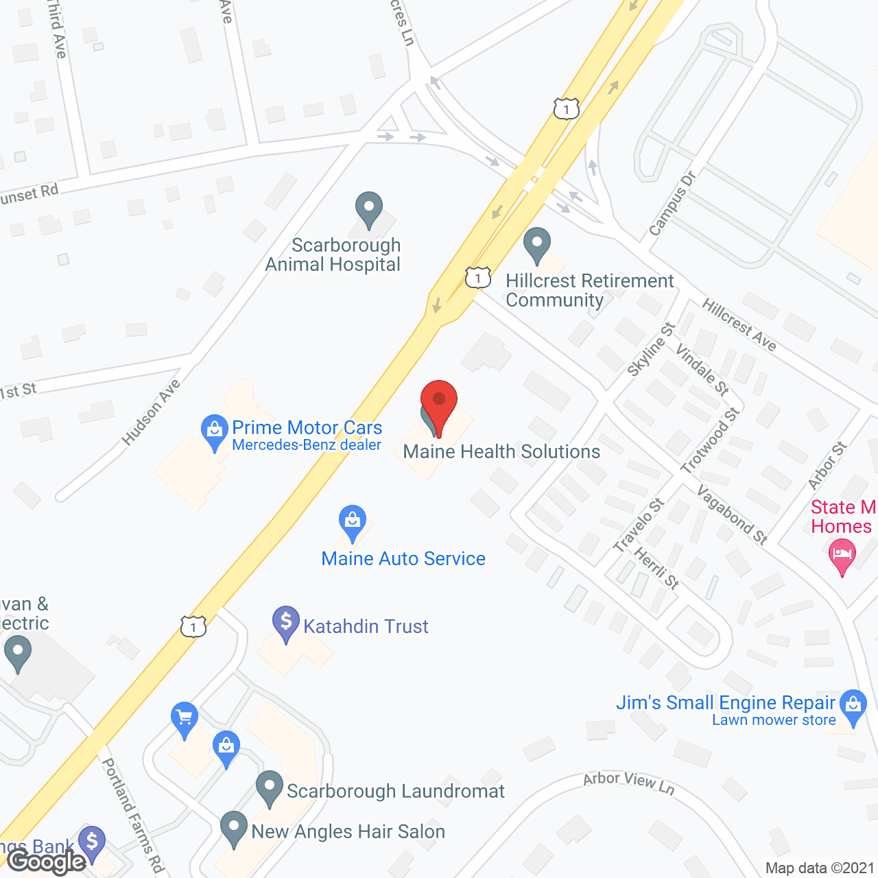Arcadia Home Care & Staffing in google map