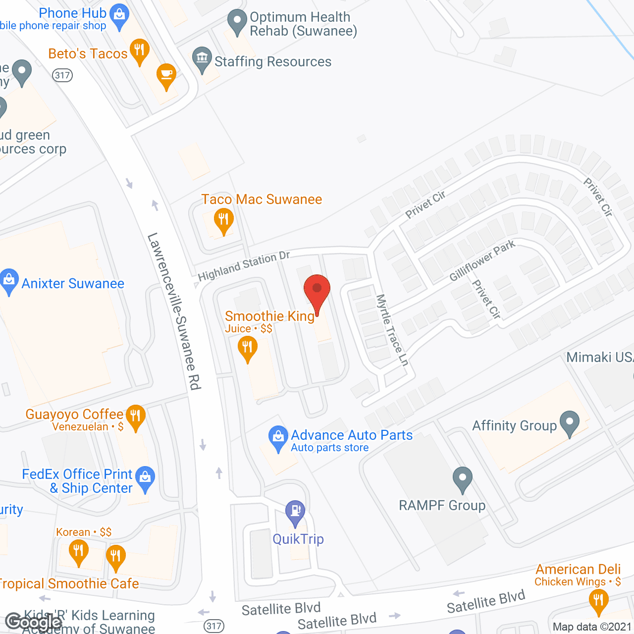 Direct Healthcare Services in google map