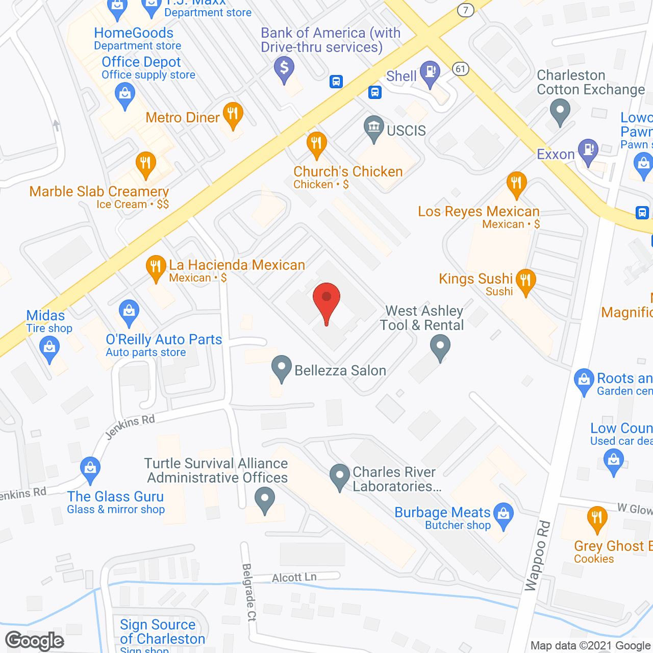 BrightStar of Charleston in google map