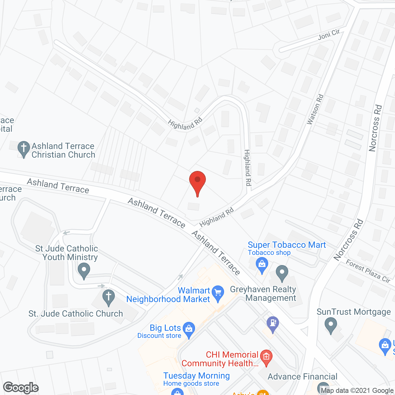 AllCare Health Services in google map