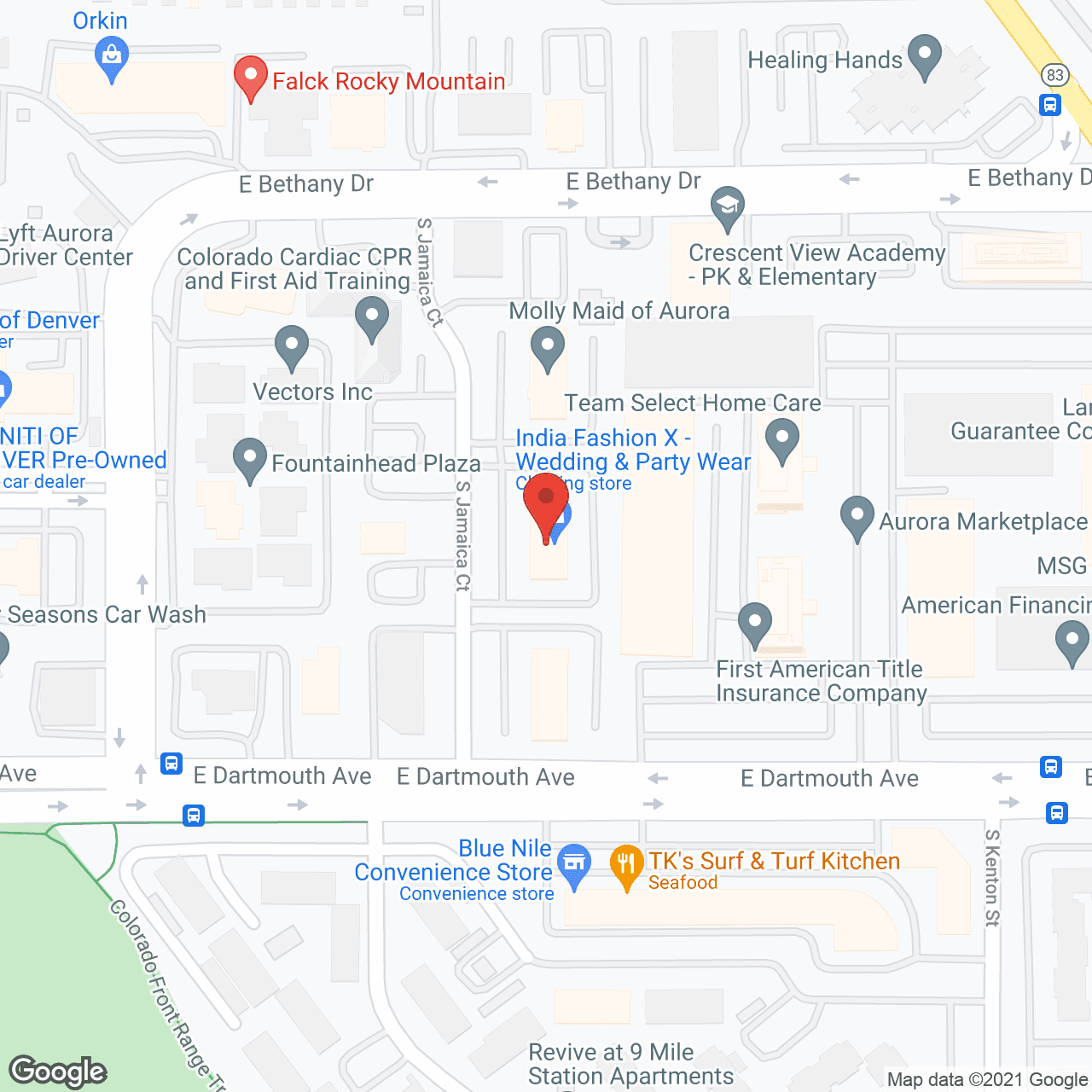 Essential Medical Services Inc. in google map