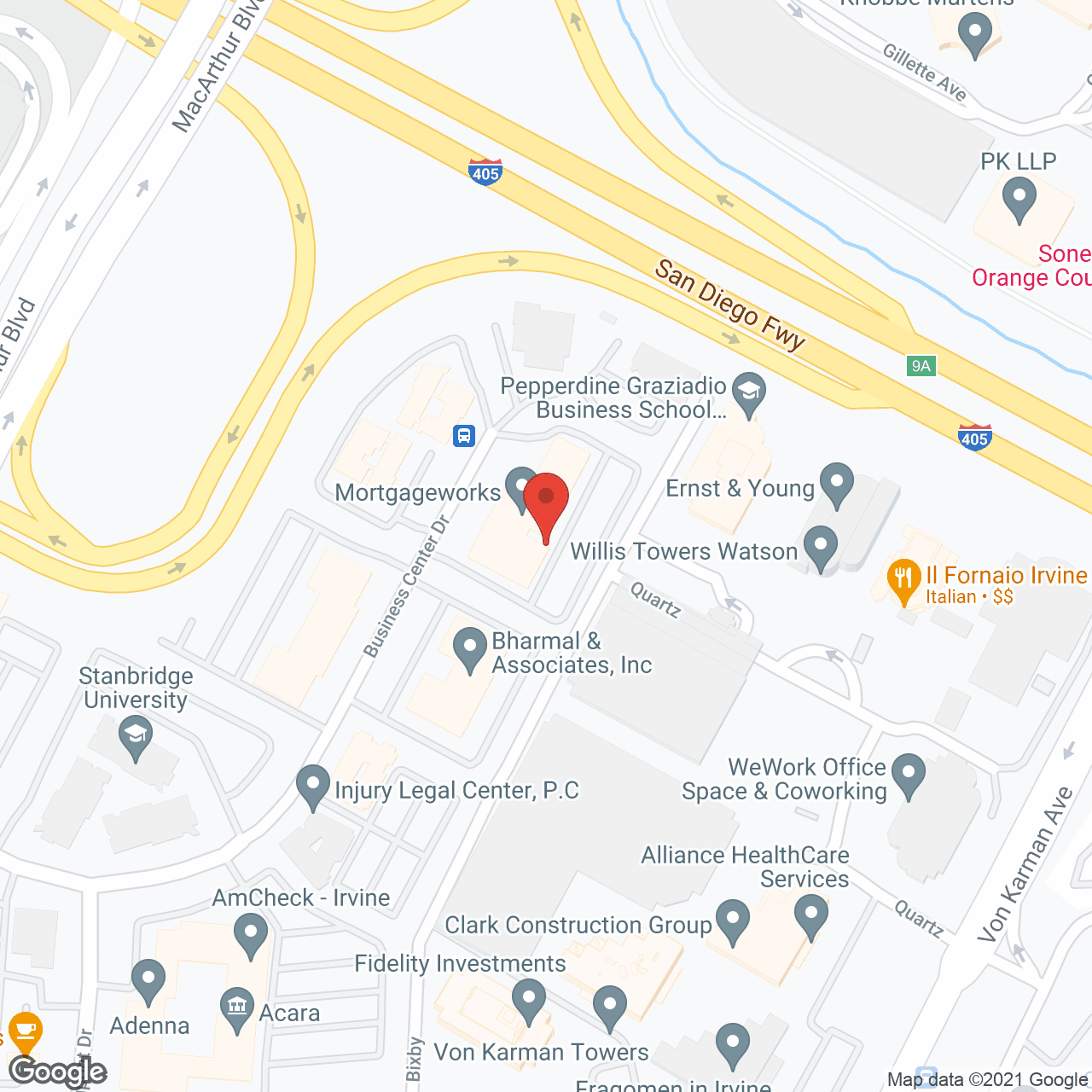 Cerna Homecare - Irvine in google map