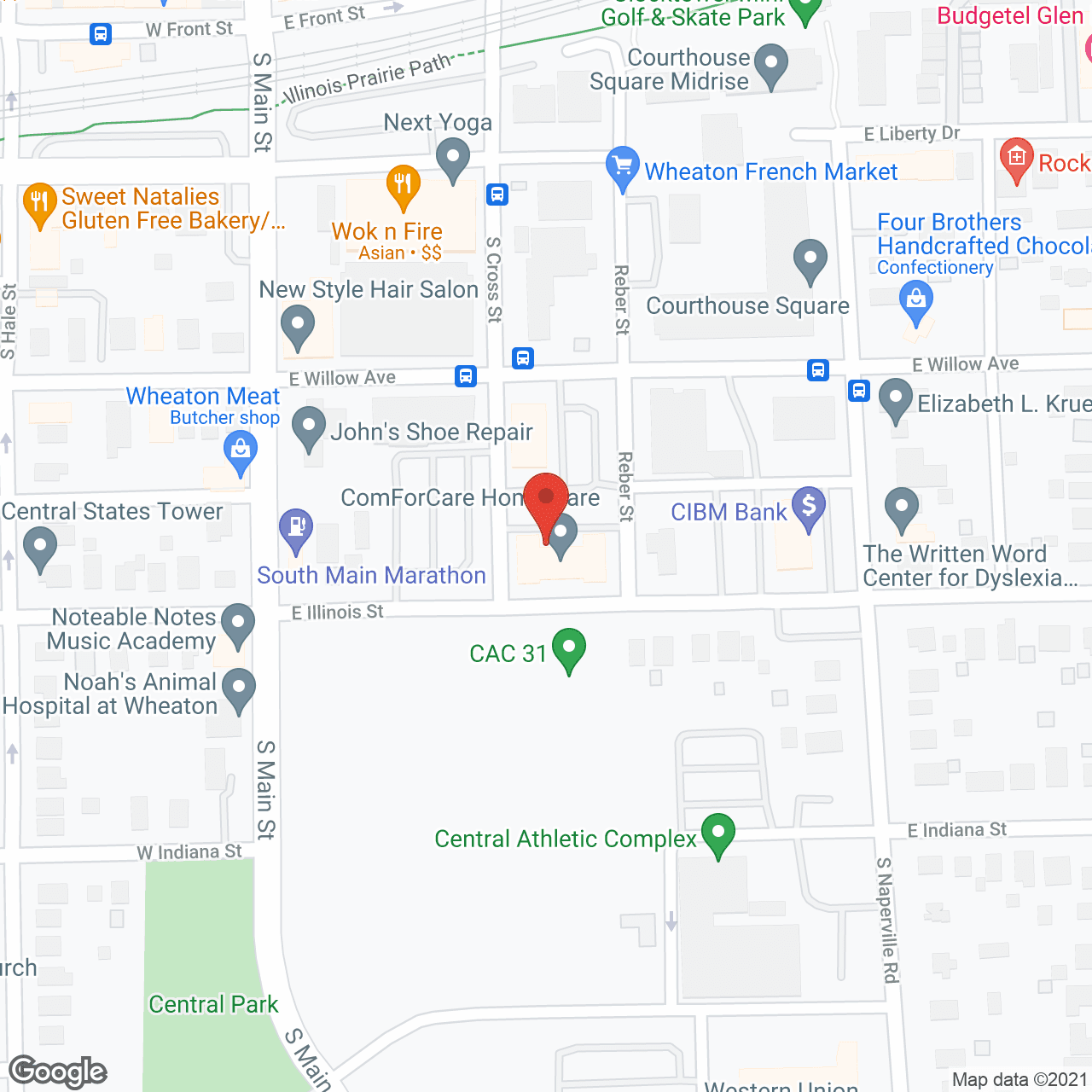 ComForCare Home Care - Wheaton, IL in google map