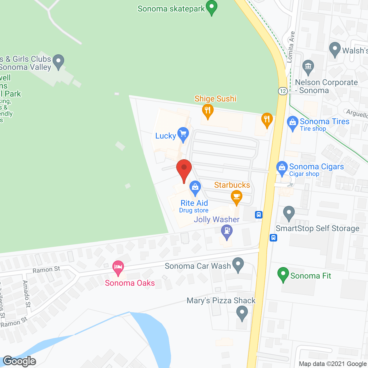 Sonoma Homecare in google map