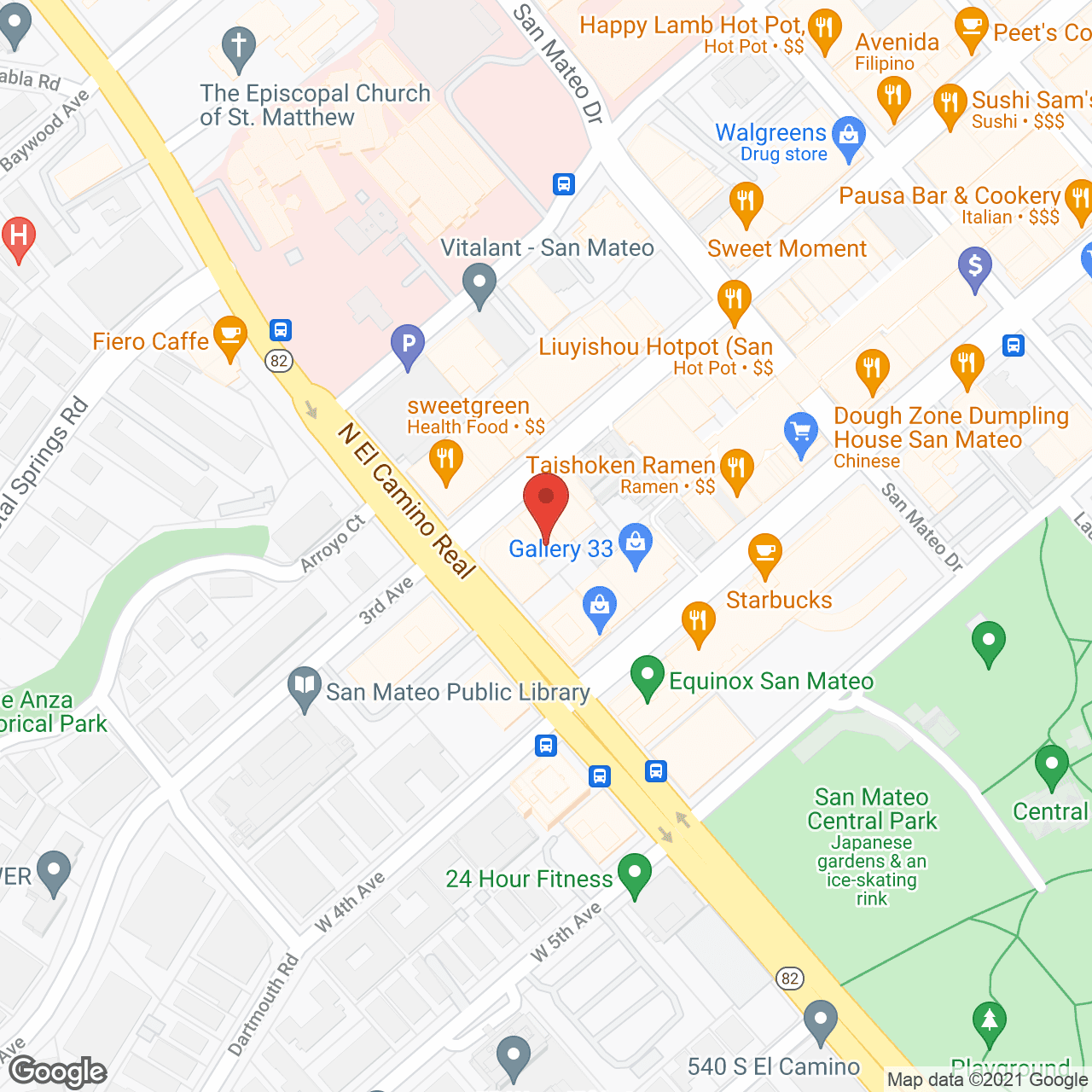 BrightStar Care San Mateo in google map