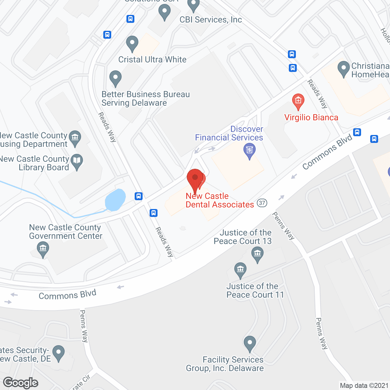 Interim Healthcare of Delaware in google map