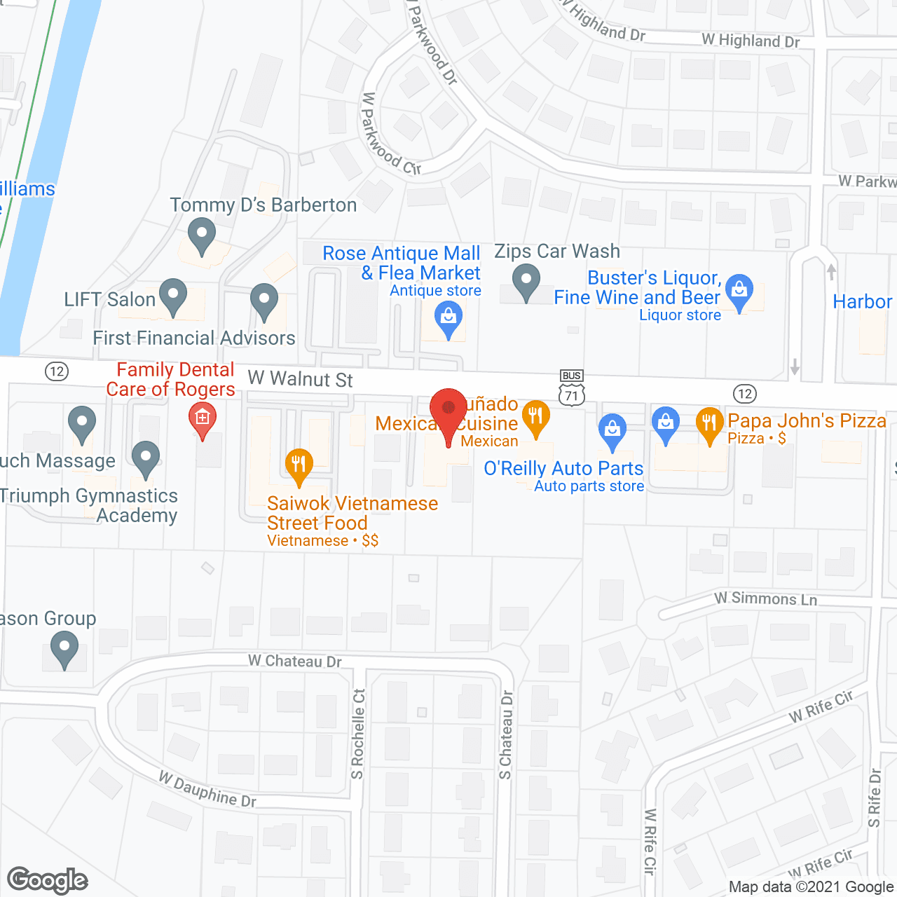 Care Network in google map