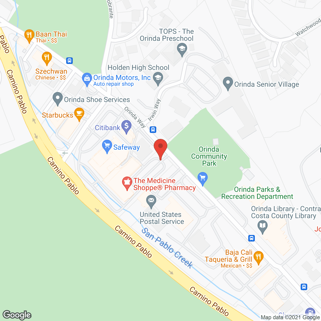 Comforcare Senior Services-Orinda in google map