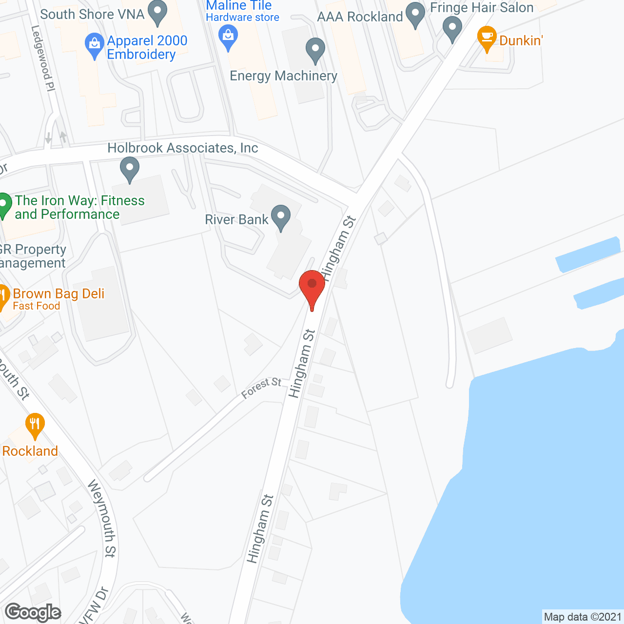 Right at Home - South Shore, MA in google map
