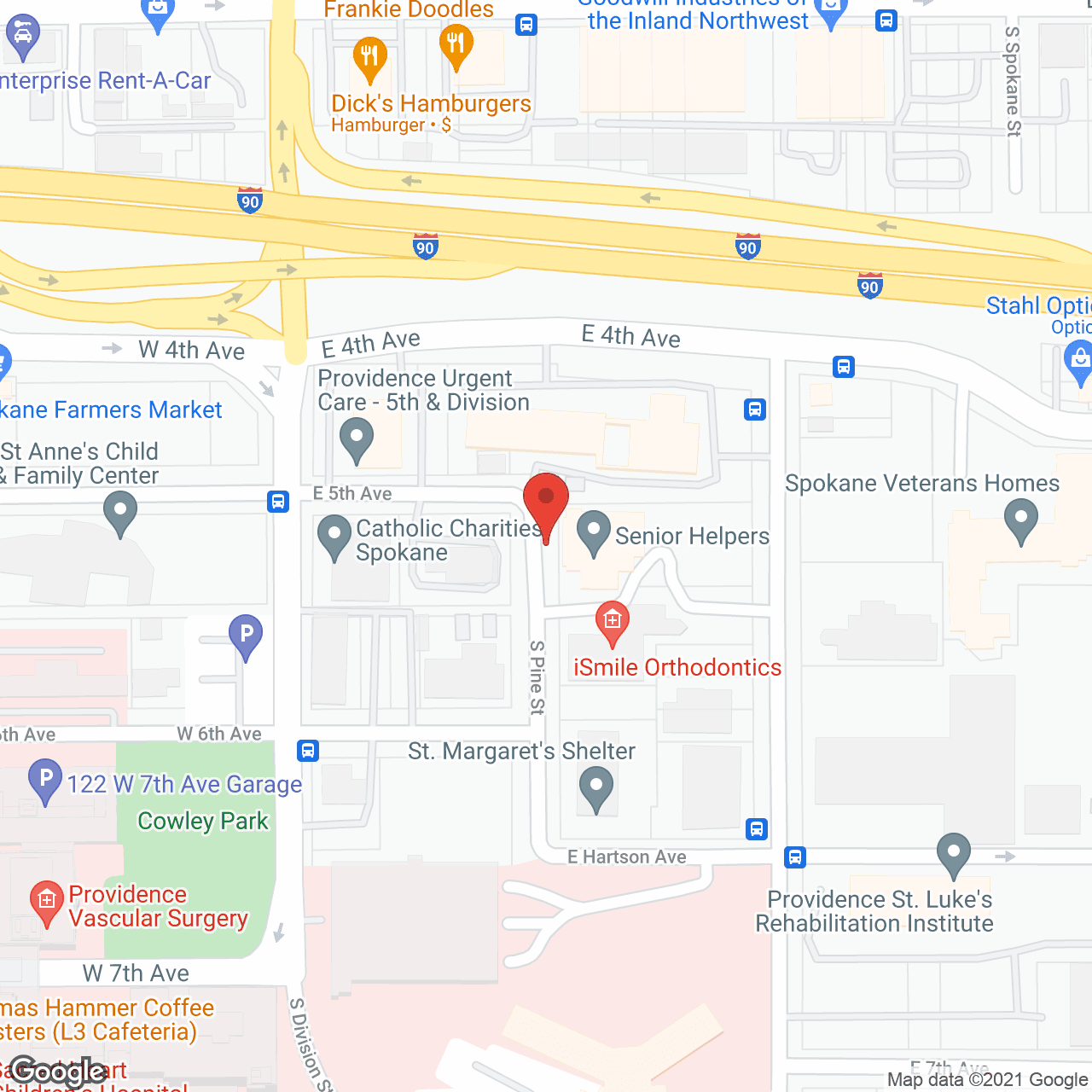 Senior Helpers - Spokane, WA in google map