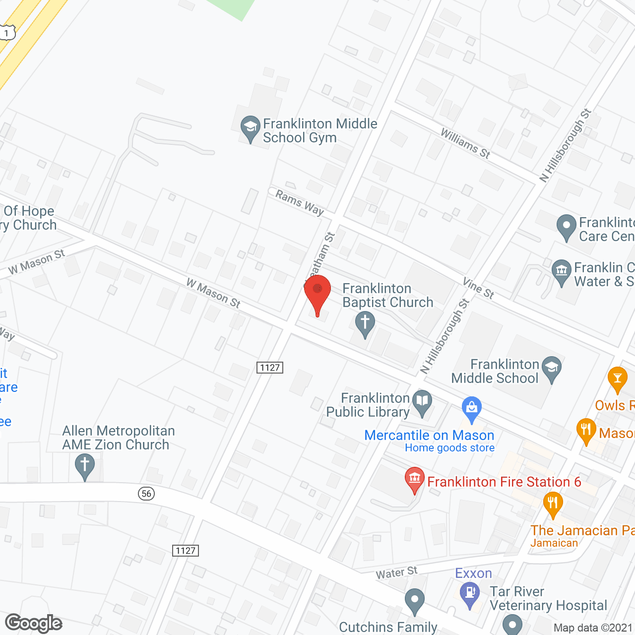 Divine Family Care at Mason Street in google map