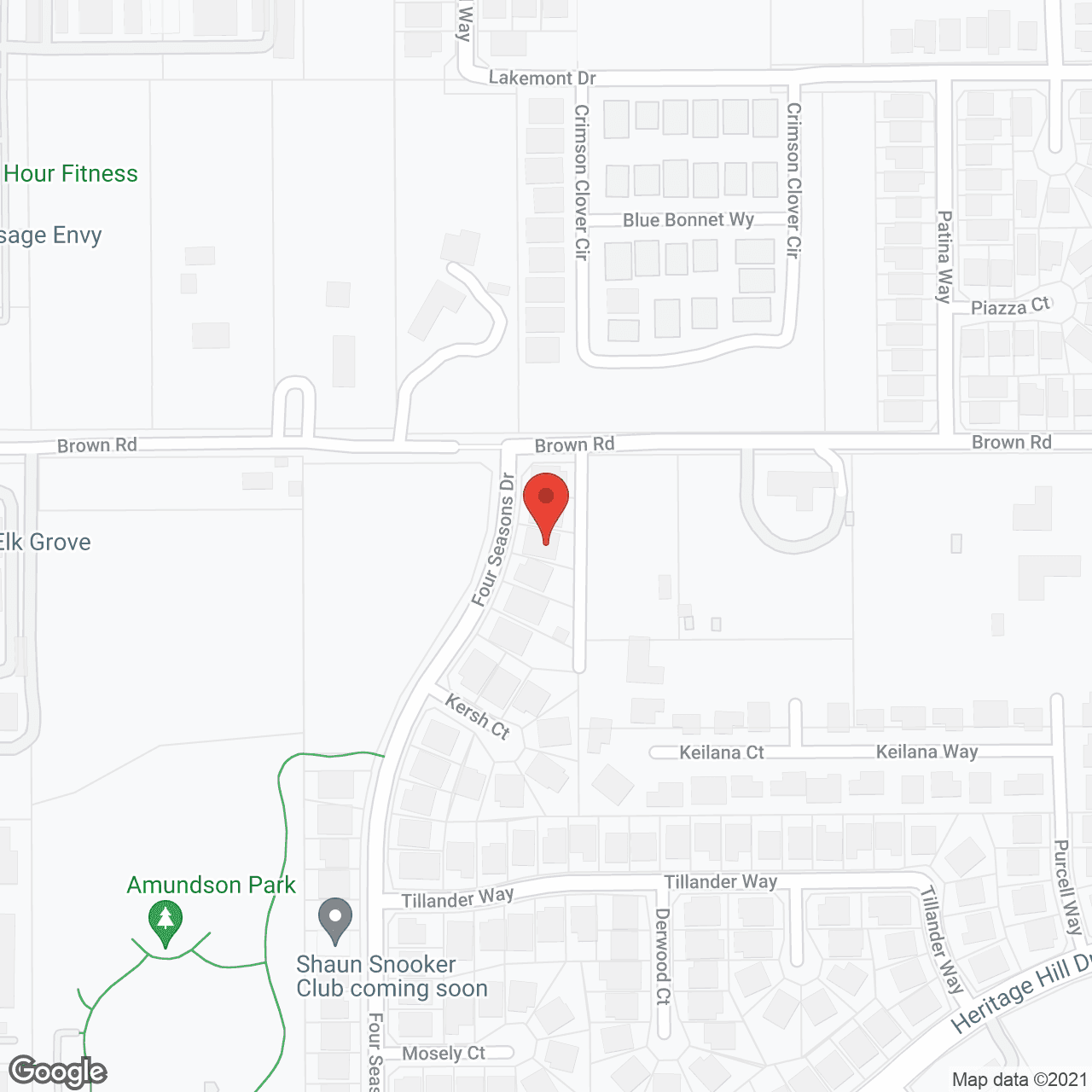 Four Seasons Home Care in google map