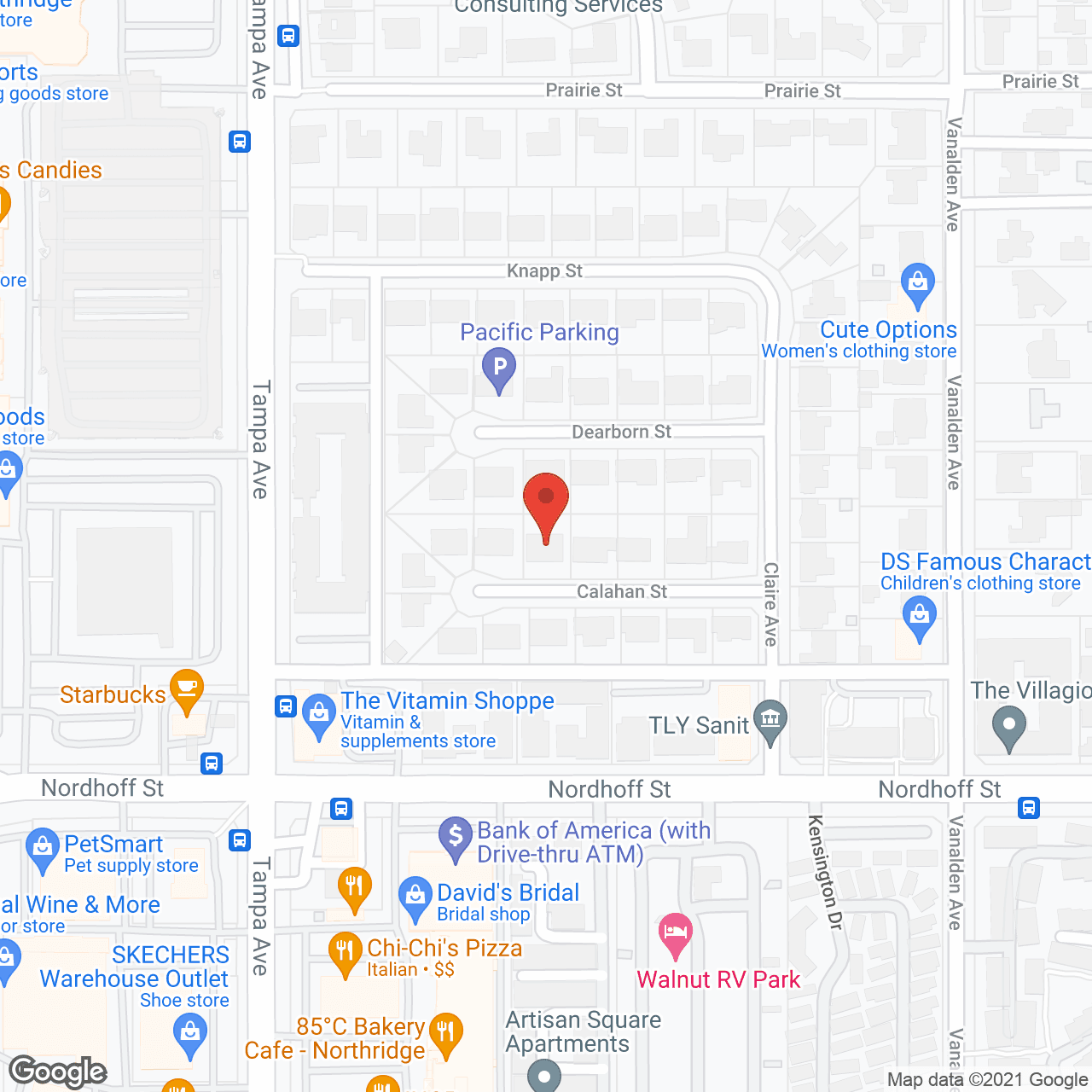 Senior Care at Northridge in google map