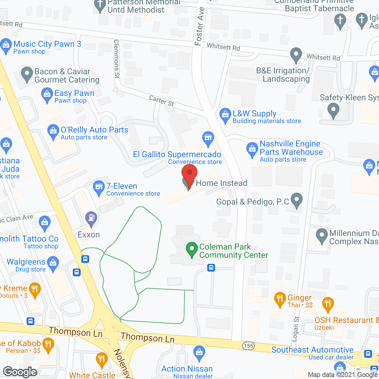 Home Instead - Nashville, TN in google map