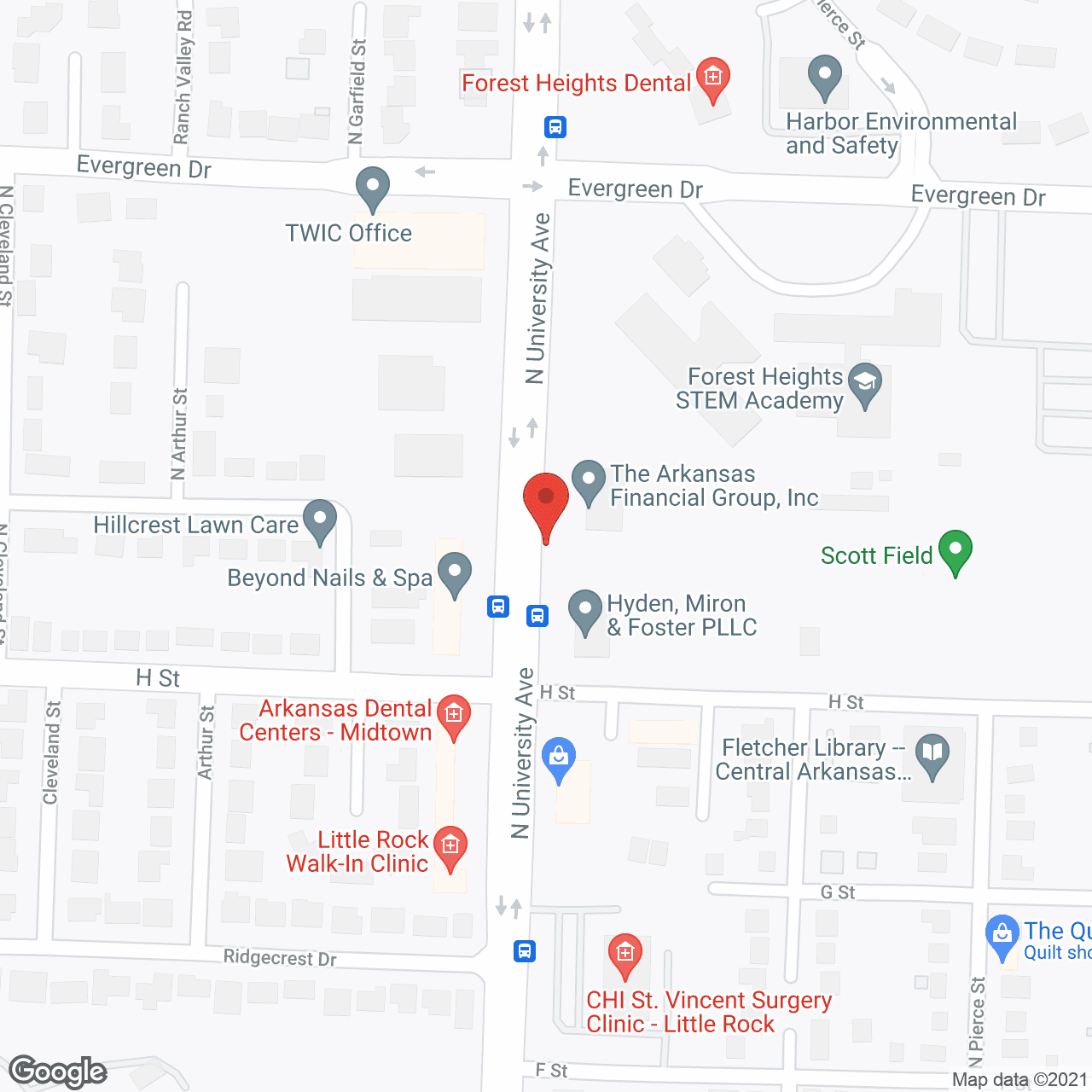 Superior Senior Care of Little Rock, AR in google map