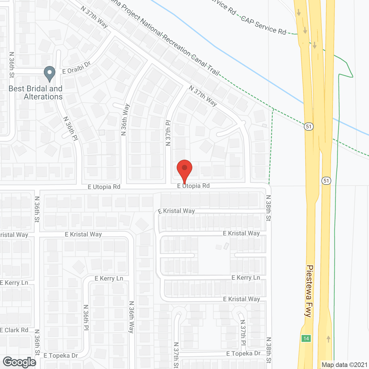 Tatum Glen Adult Care Home in google map