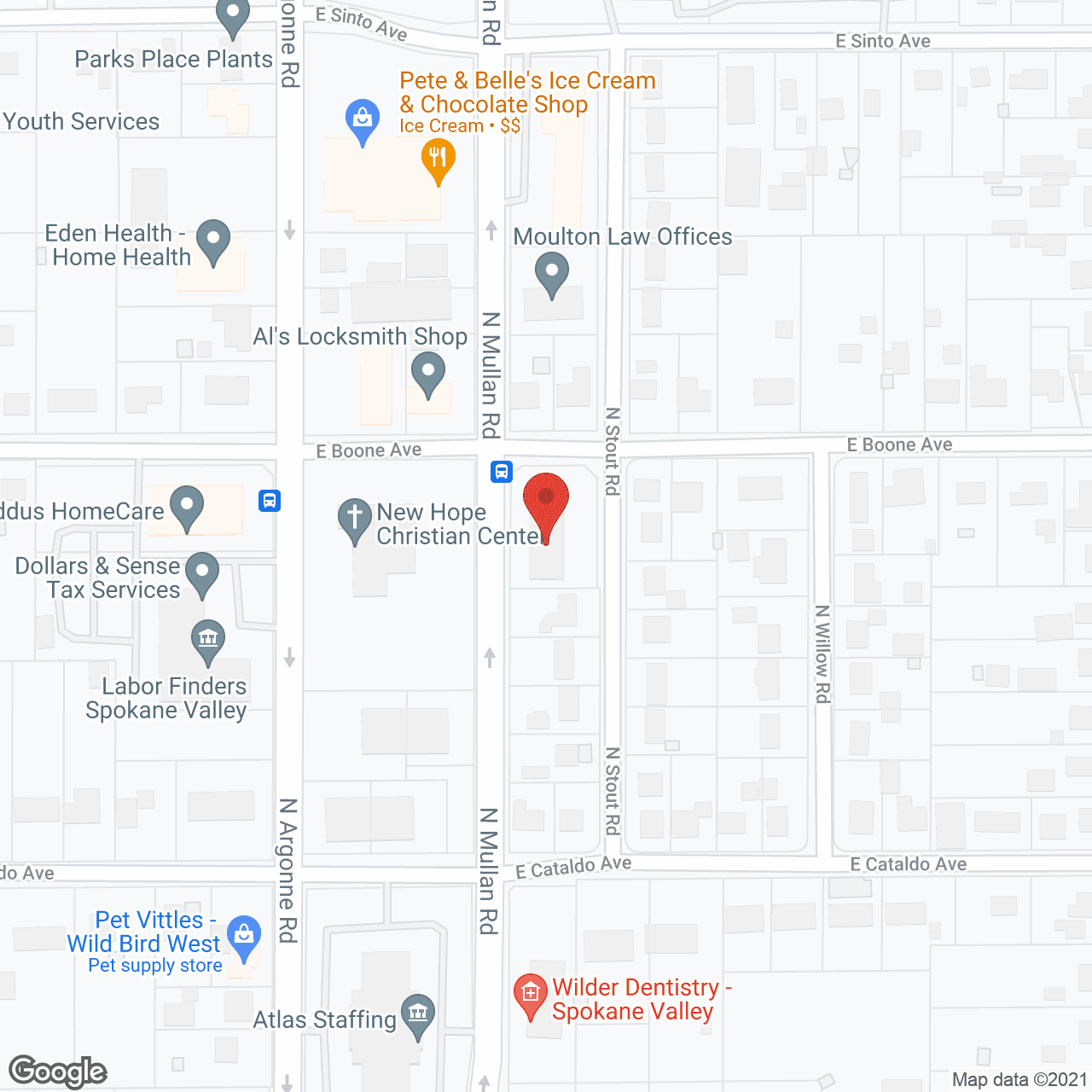Aveanna Healthcare - Spokane in google map