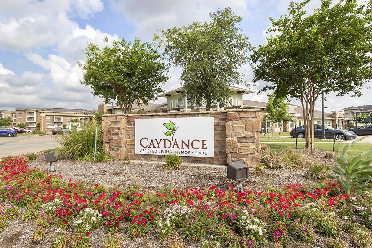 Caydance Assisted Living and Memory Care outdoor common area