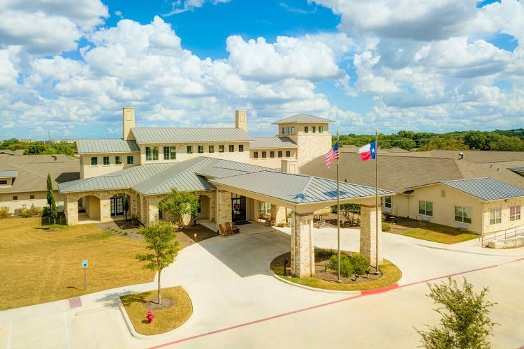 The Auberge at Cedar Park community exterior