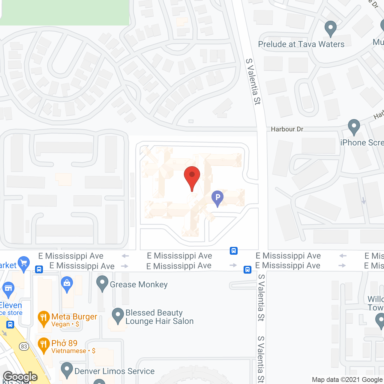 The Courtyards at Mountain View in google map