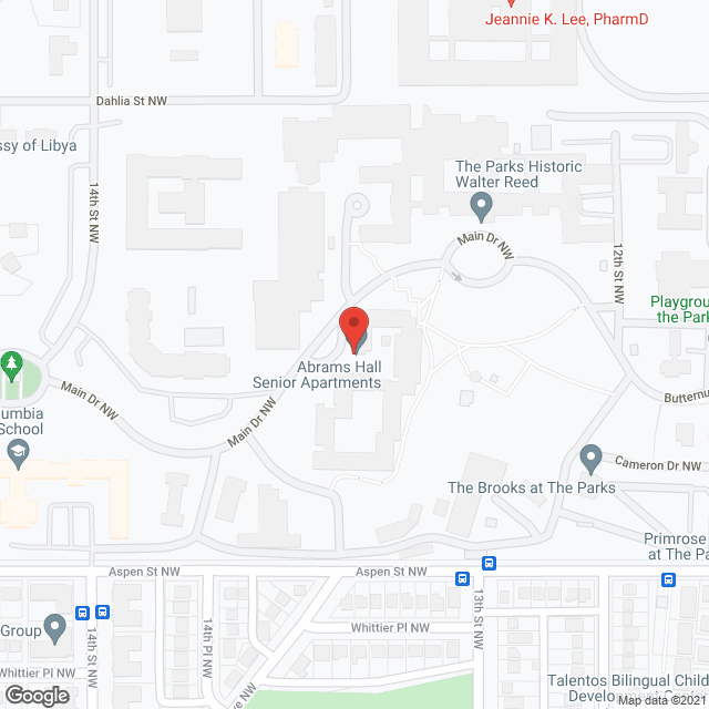 Abrams Hall Senior Apartments in google map