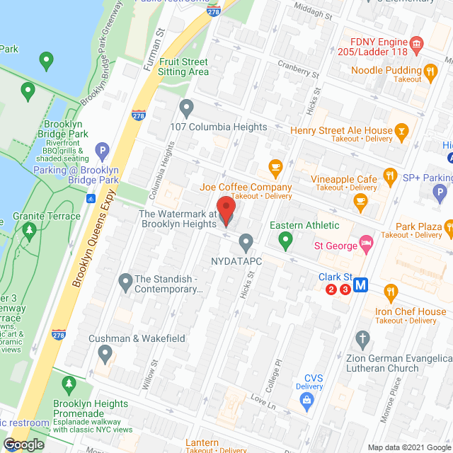 The Watermark at Brooklyn Heights in google map