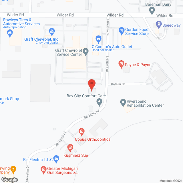 Bay City Comfort Care in google map