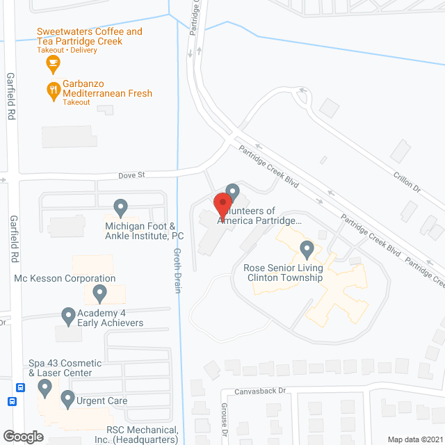 Partridge Creek Senior Living Senior Apartments Clinton Township