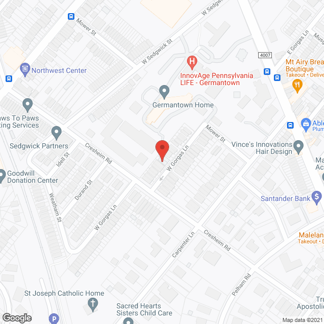 The Cottages at Germantown Senior Community in google map
