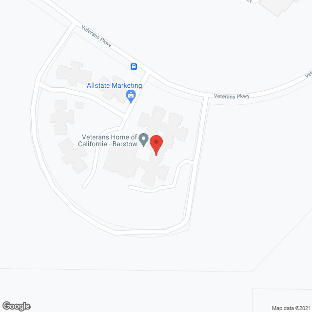 Veterans Home - Barstow in google map