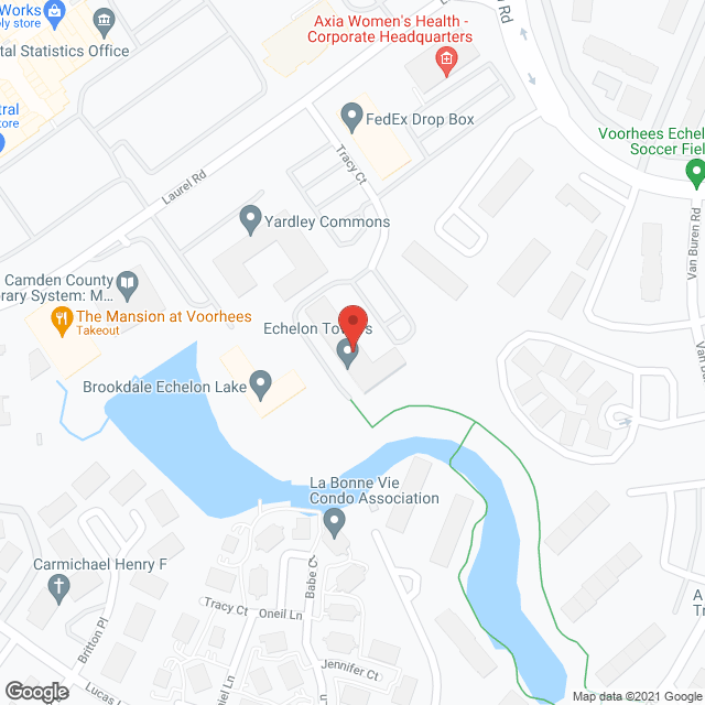 Echelon Towers in google map