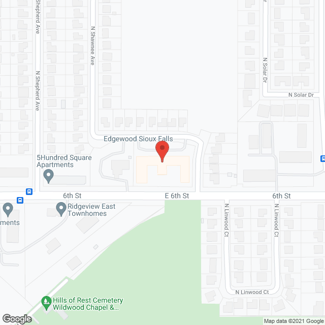 Edgewood Greenleaf Sioux Falls LLC in google map