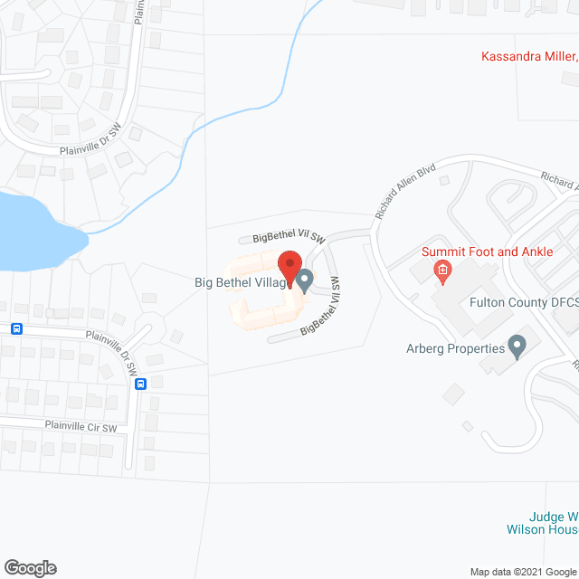 Big Bethel Village in google map