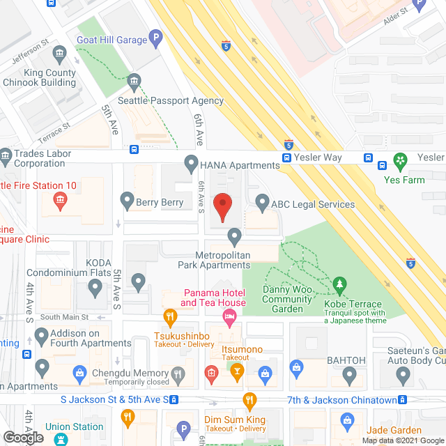 The Terrace Apartments in google map