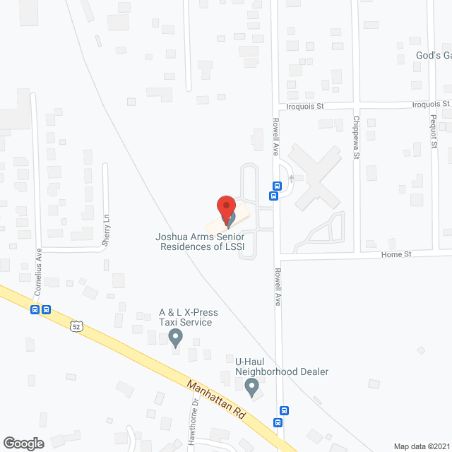 Joshua Arms in google map