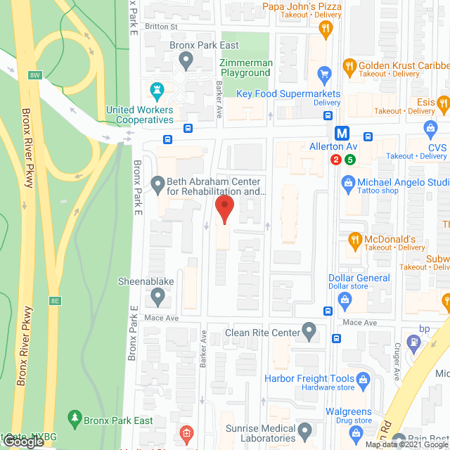 Beth Abraham Housing-Scheuer Gardens in google map