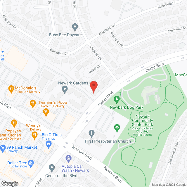 Newark Gardens II in google map