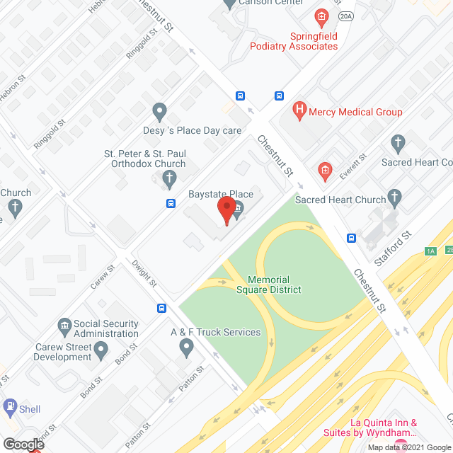 Baystate Place in google map
